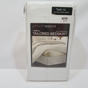 XL Twin Bed Skirt White Nwt